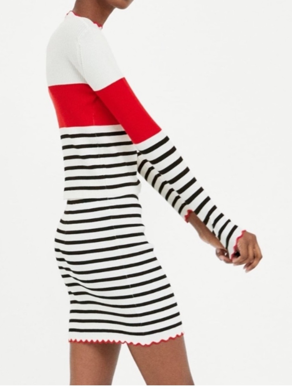 ZARA STRIPED KNIT SET